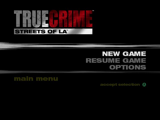 True Crime: Streets of LA title screen image #1 