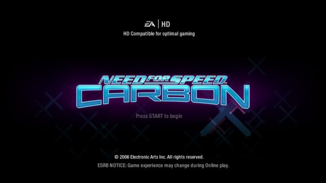 Need for Speed Carbon title screen image #1 