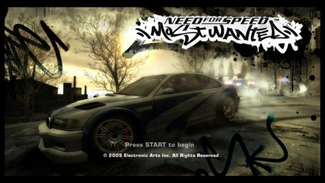 Need for Speed: Most Wanted title screen image #1 