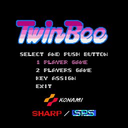 TwinBee  title screen image #1 