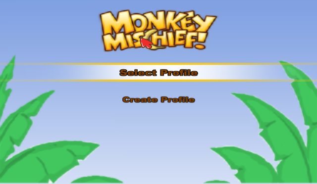Monkey Mischief  title screen image #1 