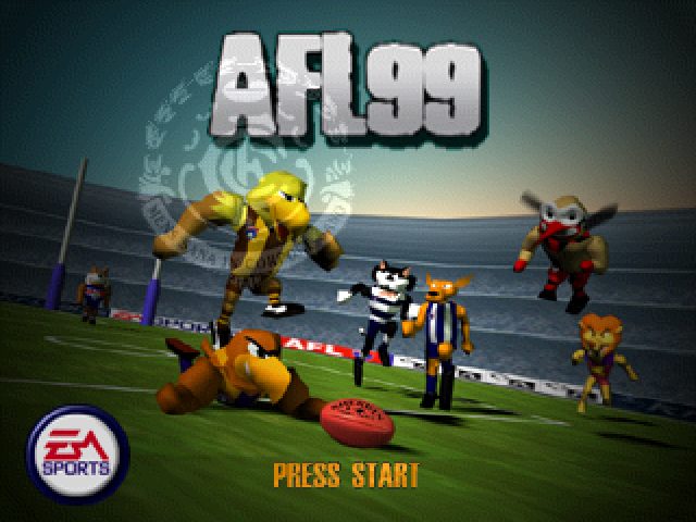 AFL '99 title screen image #1 