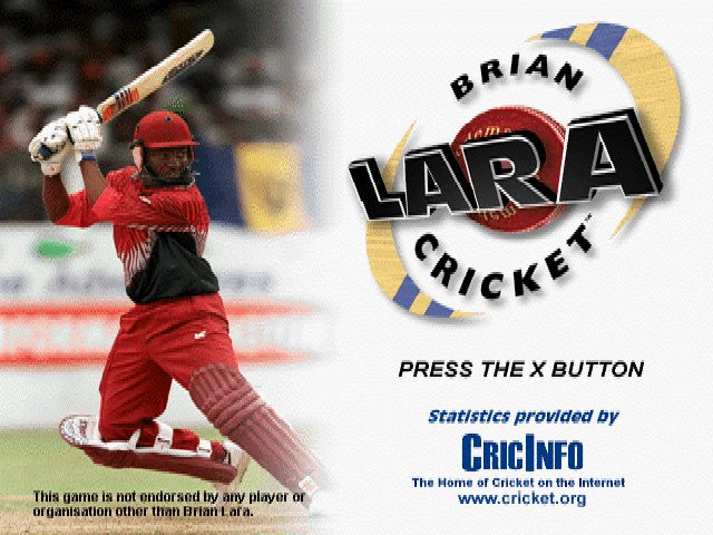 Brian Lara Cricket title screen image #1 