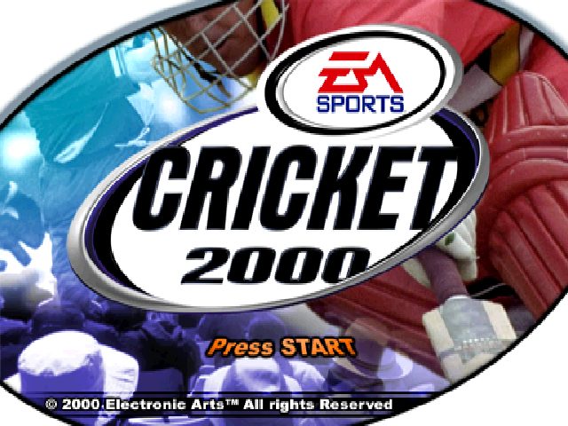 Cricket 2000 title screen image #1 