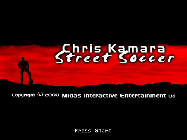 Chris Kamara's Street Soccer title screen image #1 