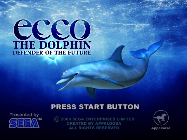 Ecco the Dolphin  title screen image #1 