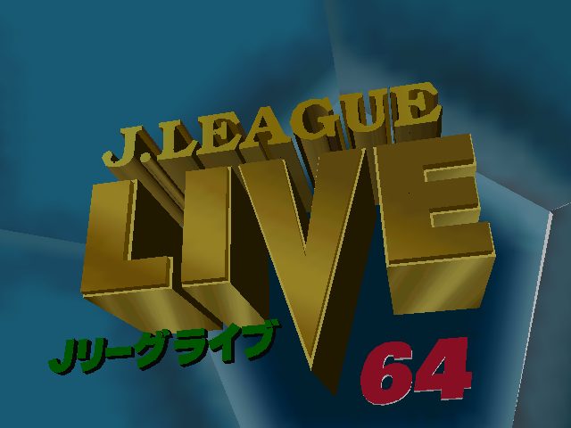 J-League Live 64  title screen image #1 