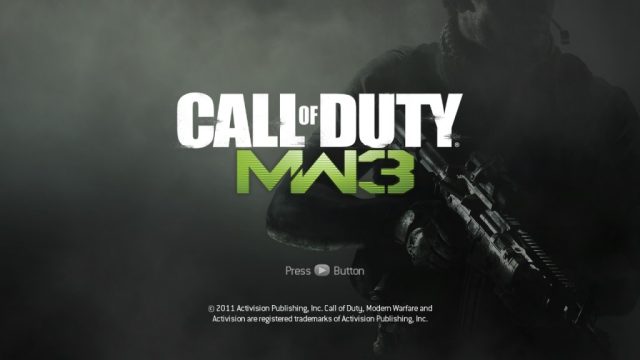 Call of Duty: Modern Warfare 3 title screen image #1 