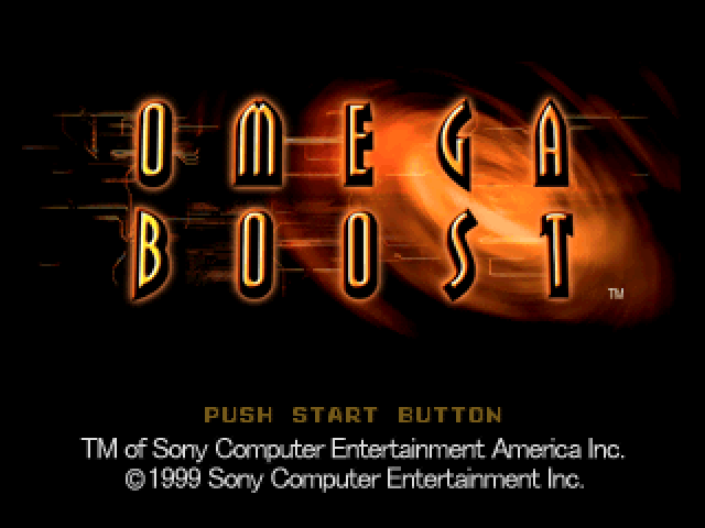 Omega Boost title screen image #1 