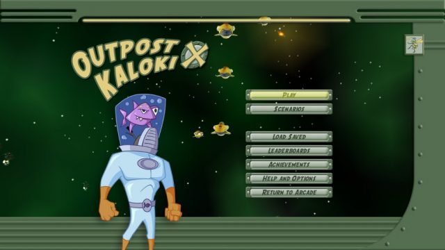 Outpost Kaloki X title screen image #1 