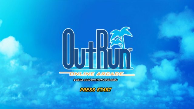 Outrun Online Arcade title screen image #1 