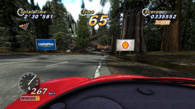 Outrun Online Arcade in-game screen image #1 