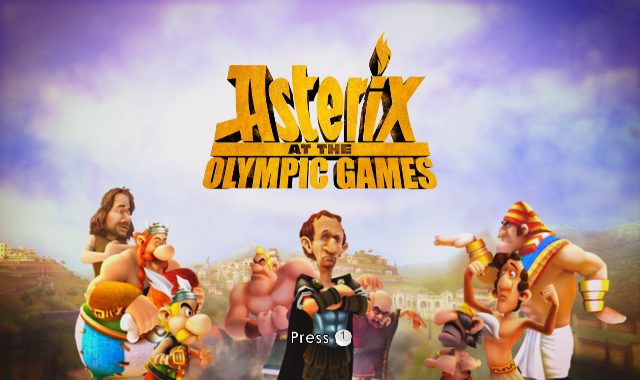 Asterix at the Olympic Games title screen image #1 