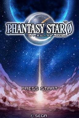 Phantasy Star Zero title screen image #1 