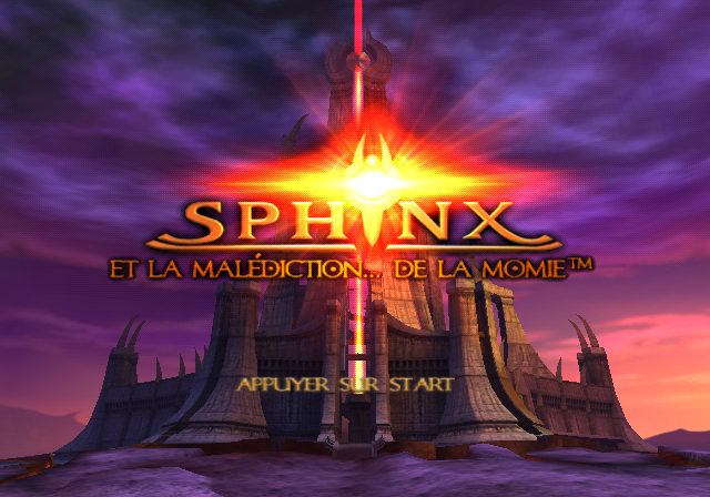 Sphinx and the Cursed Mummy  title screen image #1 