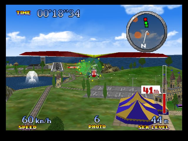 PilotWings 64 in-game screen image #1 