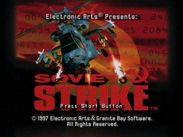 Soviet Strike  title screen image #1 