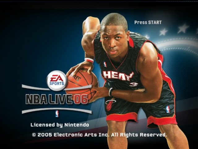 NBA Live 06 title screen image #1 