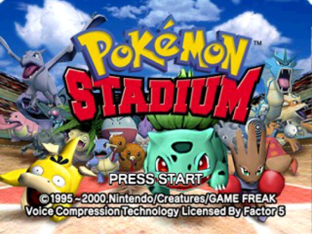Pokémon Stadium  title screen image #1 