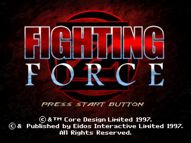 Fighting Force title screen image #1 