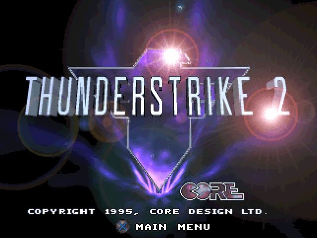 Firestorm: Thunderhawk 2  title screen image #1 