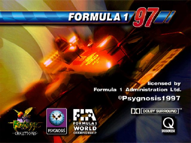 Formula 1 97  title screen image #1 