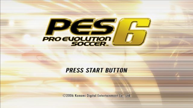 Pro Evolution Soccer 6  title screen image #1 