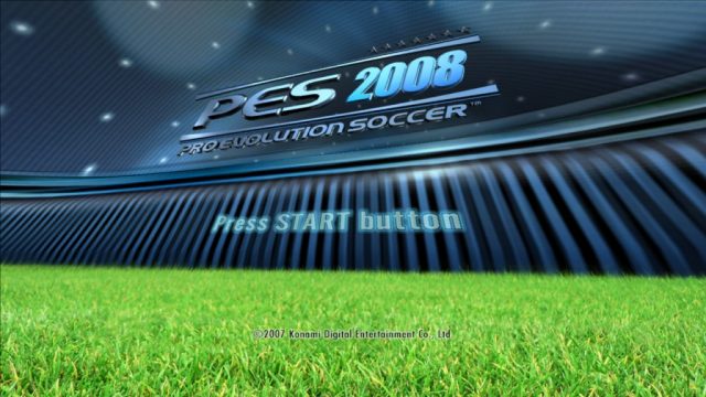 Pro Evolution Soccer 2008  title screen image #1 