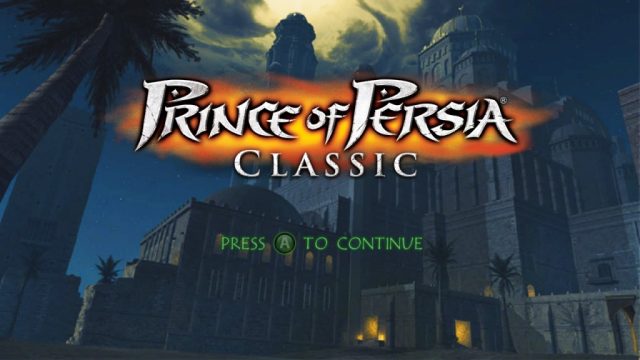 Prince of Persia Classic title screen image #1 