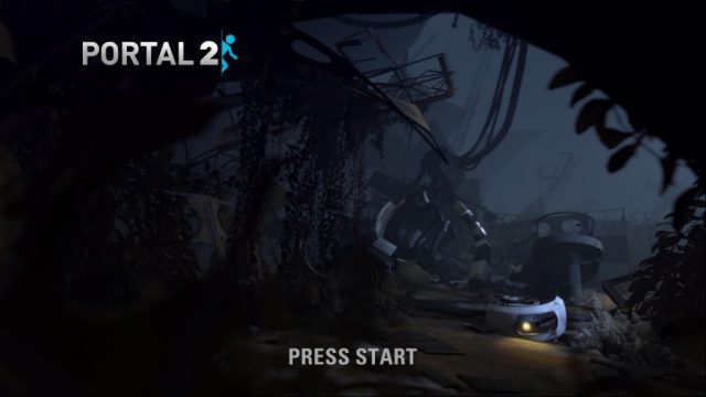 Portal 2 title screen image #1 