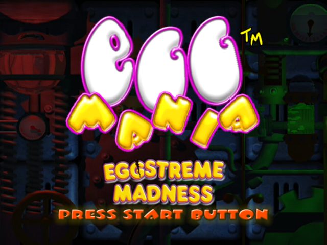 Egg Mania: Eggstreme Madness  title screen image #1 