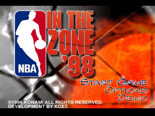 NBA In The Zone '98  title screen image #1 