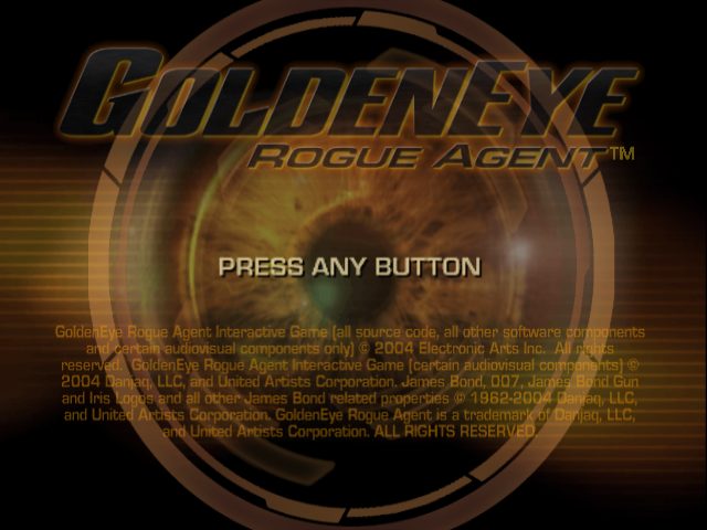GoldenEye: Rogue Agent  title screen image #1 