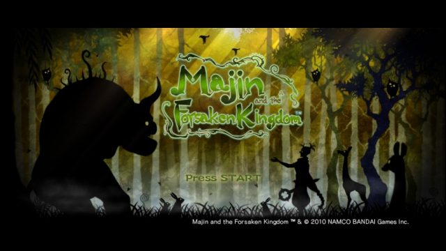 Majin and the Forsaken Kingdom  title screen image #1 