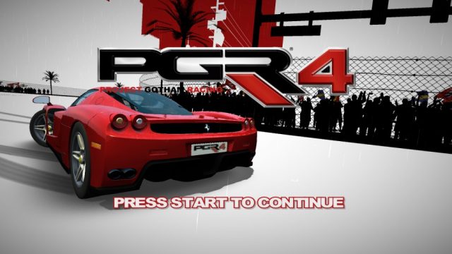 Project Gotham Racing 4 title screen image #1 