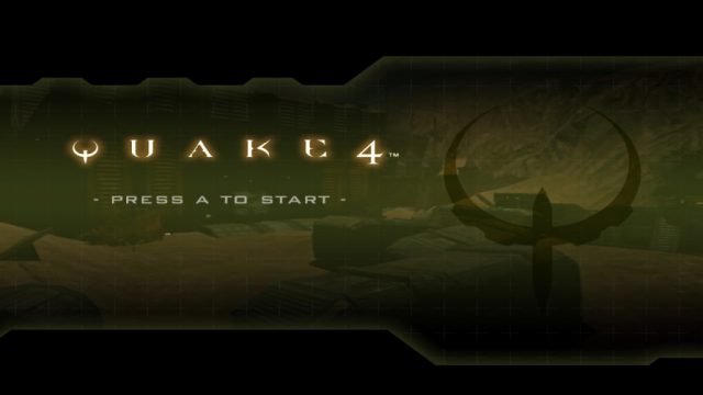 Quake 4 title screen image #1 