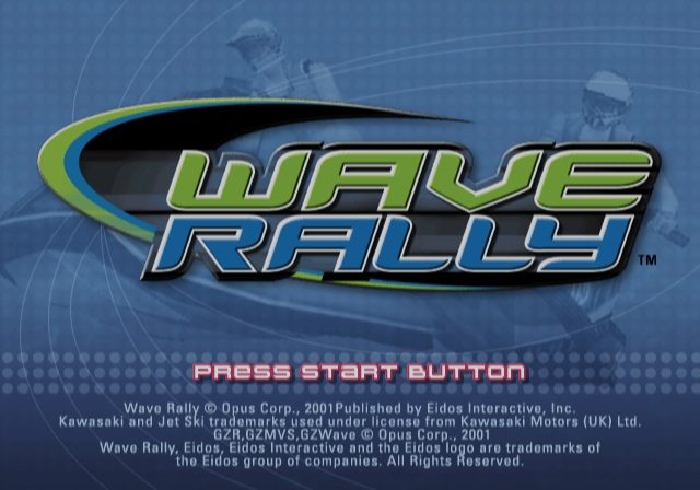 Wave Rally  title screen image #1 