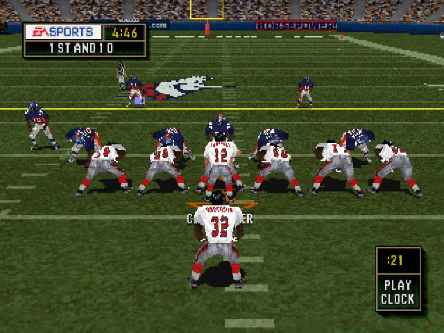 Madden NFL 2000 in-game screen image #1 