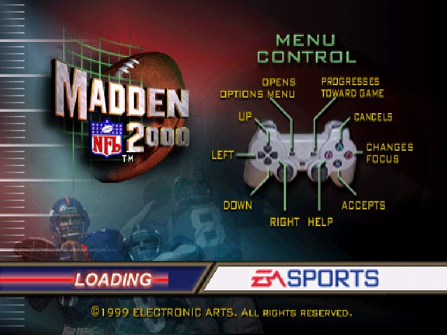 Madden NFL 2000 title screen image #1 