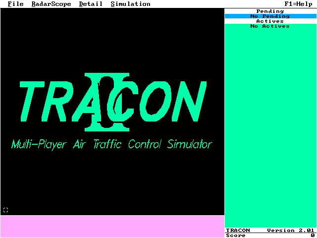 Tracon II title screen image #1 