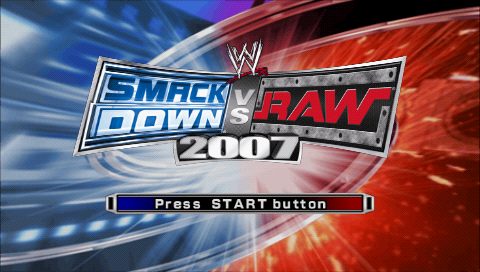 WWE Smackdown vs Raw 2007 title screen image #1 