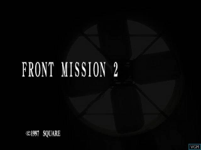 Front Mission 2  title screen image #1 