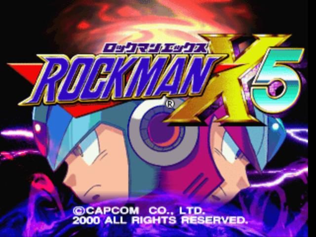 Mega Man X5  title screen image #1 