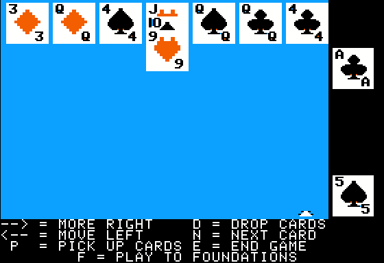Solitaire in-game screen image #1 