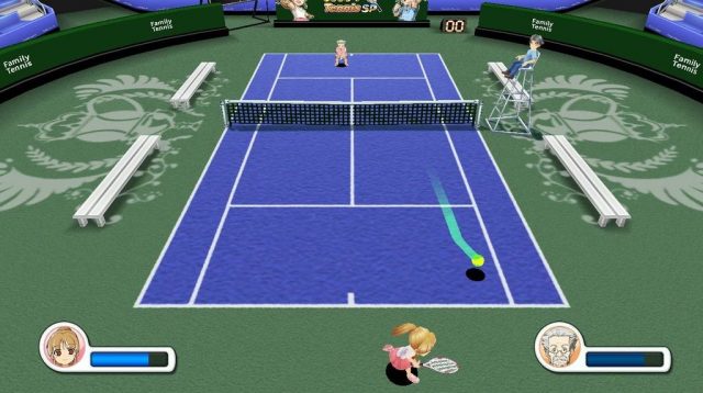 Family Tennis SP  in-game screen image #3 