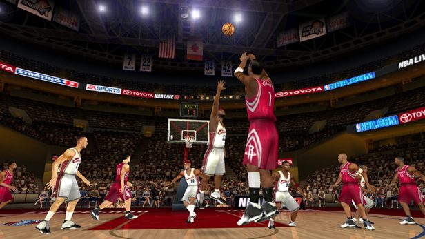 NBA Live 07 in-game screen image #1 