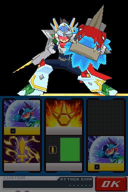 Mega Man Star Force 2: Zerker x Ninja  in-game screen image #1 