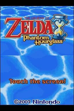 The Legend of Zelda: Phantom Hourglass  title screen image #1 