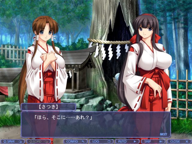 Shimai Miko ~Chijoku no Kinbaku Manjizeme~  in-game screen image #4 