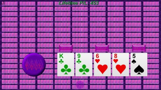 153 Hand Video Poker in-game screen image #1 